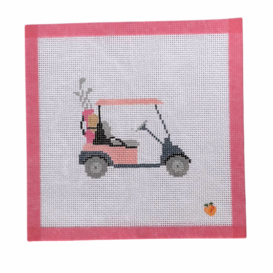 Pink Golf Cart